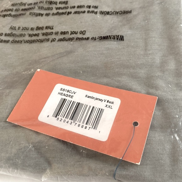 The Normal Brand Hamlin Jersey V-Neck Short-sleeve T-Shirt, Size XXL, NWT - Picture 8 of 9